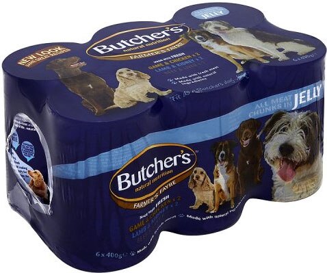 Butchers Variety Jelly Chunks 6Pack Dog Food - 400G